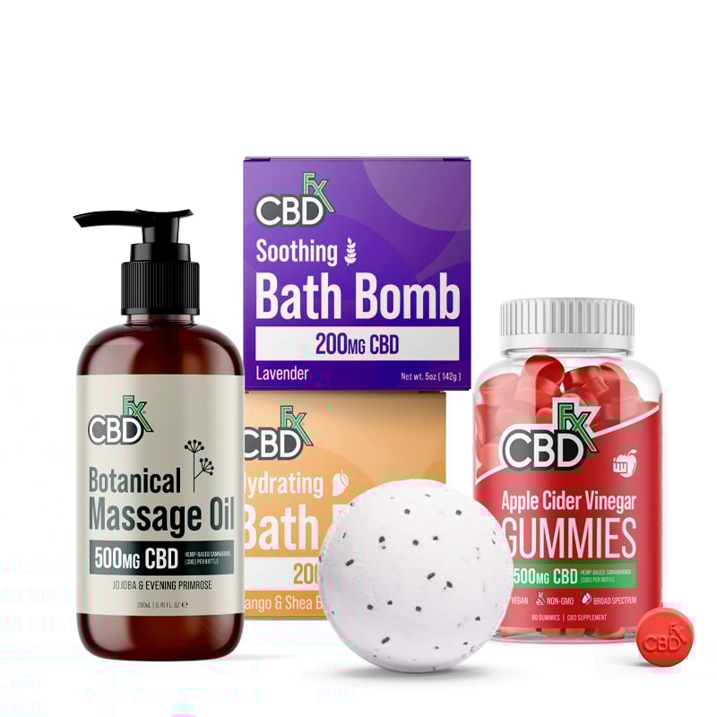CBDfx skincare set