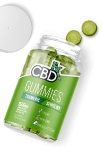 cbdfx gummies green turmeric spirulina