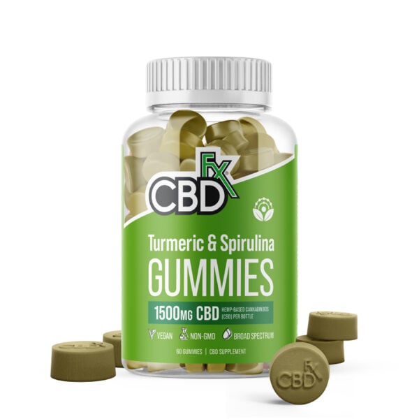 CBD Gummies with Turmeric and Spirulina by CBDfx