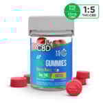 CBD Gummies + THC: Berry Buzz Sativa