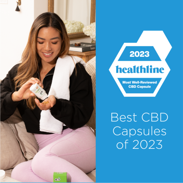 Voted Best CBD Capsules by Healthline