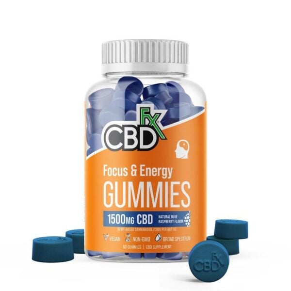 CBD Gummies for Focus & Energy 1500mg by CBDfx