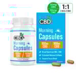 CBD + CBG Morning Capsules For Energy & Focus 900mg