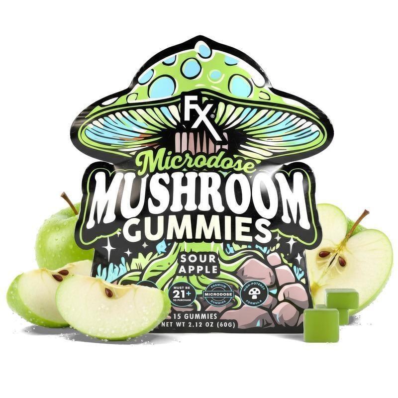 cbdfx photo render fx gummies mushroom sourapple nov